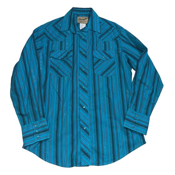 Wrangler Other - Wrangler men’s  western fashion snap button long sleeve shirt
